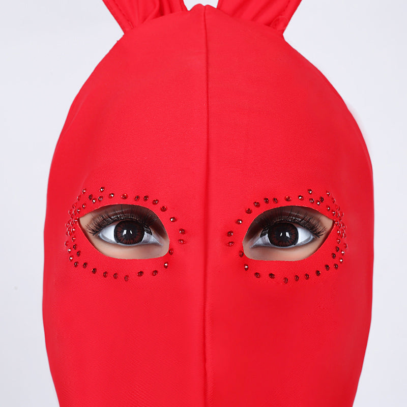 Sexy Hexagon Bunny Bodysuit for DJ Performers