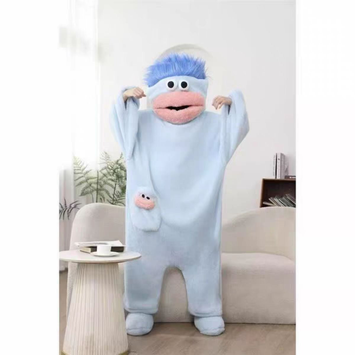 Big Mouth Monster Warm One-Piece Sleepwear