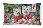 Westie Christmas Throw Pillow