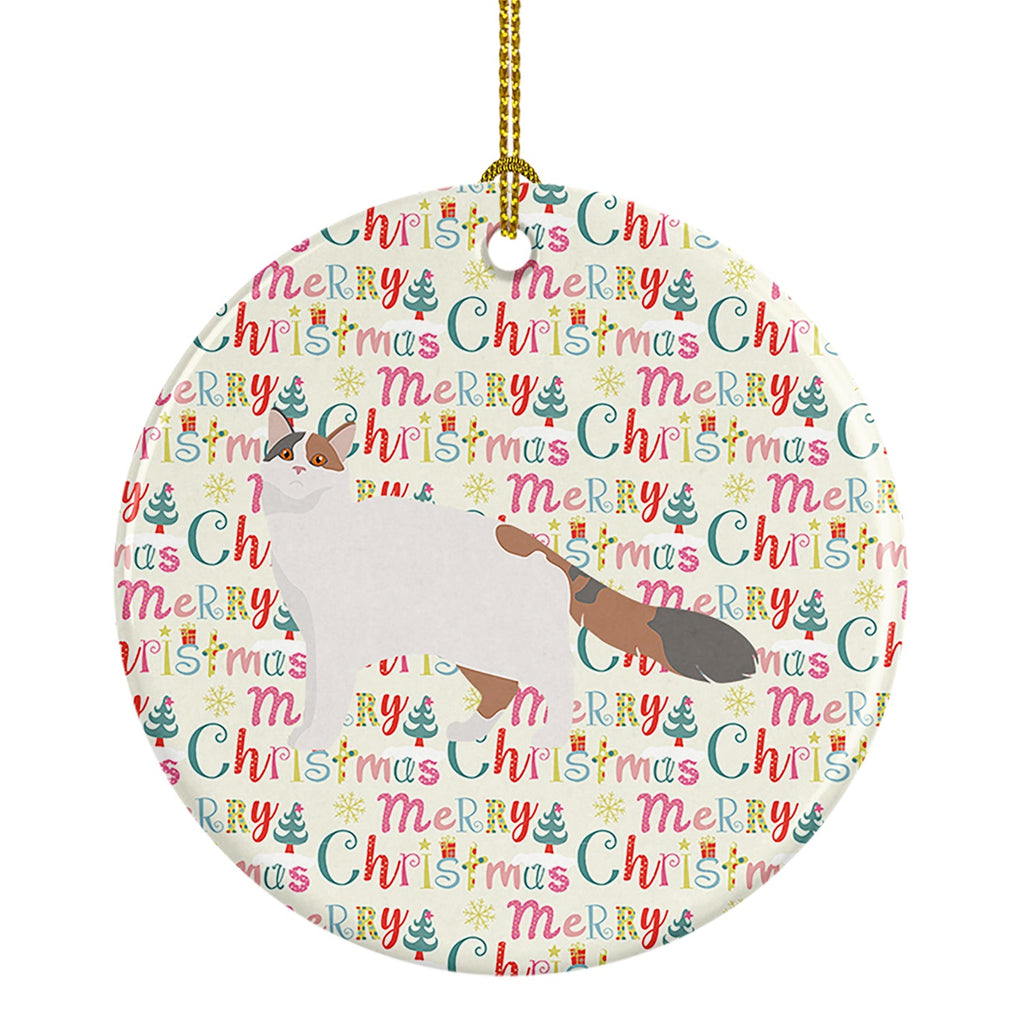 Turkish Van #2 Cat Christmas Ceramic Ornament