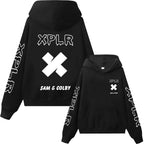 Sam and Colby 2D Fashion Hoodie with Hood | Streetwear