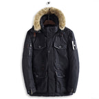 Men's Warm Long Cotton Winter Jacket