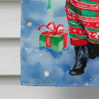 Scottish Terrier Christmas House Flag