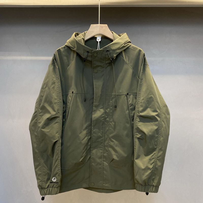 Hooded Men's Jacket for Spring and Autumn Casual Wear