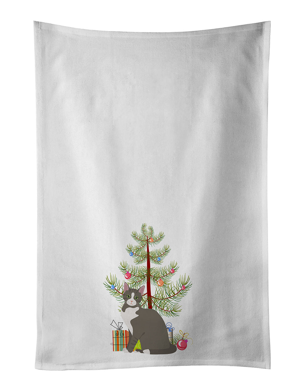 Brazilian Shorthair Cat Christmas Kitchen Towel Set of 2