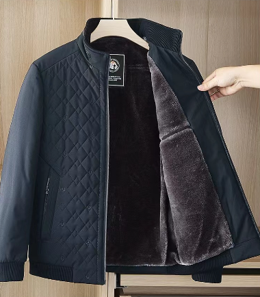 Plush Padded Stand-Collar Down Jacket