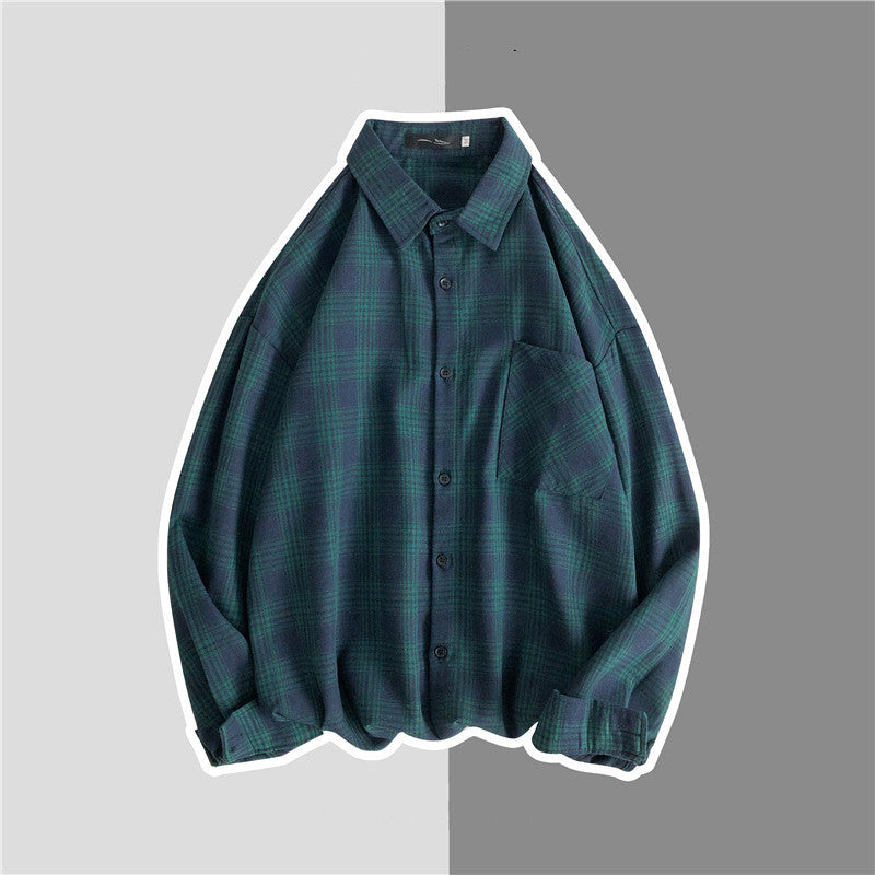 Men's Flannel Plaid Shirt Jacket in New Style