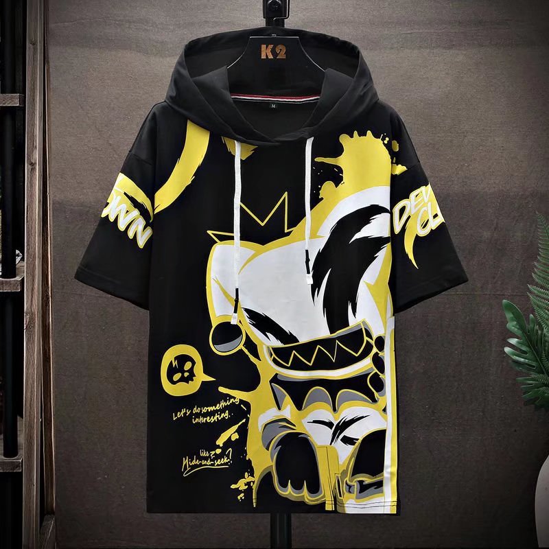 Men's Summer Hoodie - Japanese Street Style Casual Wear | Streetwear