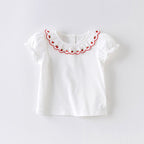 Fashionable Half Sleeve Cotton Dress for Girls