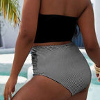 Fashion Split Pants Printed Swimwear for Amazon Sales