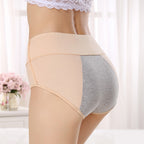 Plus Size Cotton Menstrual Leak-Proof High-Waist Panties