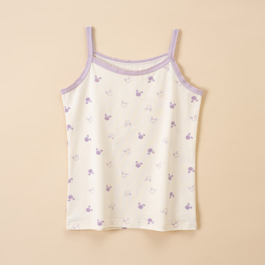 Girls' Cotton Summer Tank Top for Kids (Korean Style)