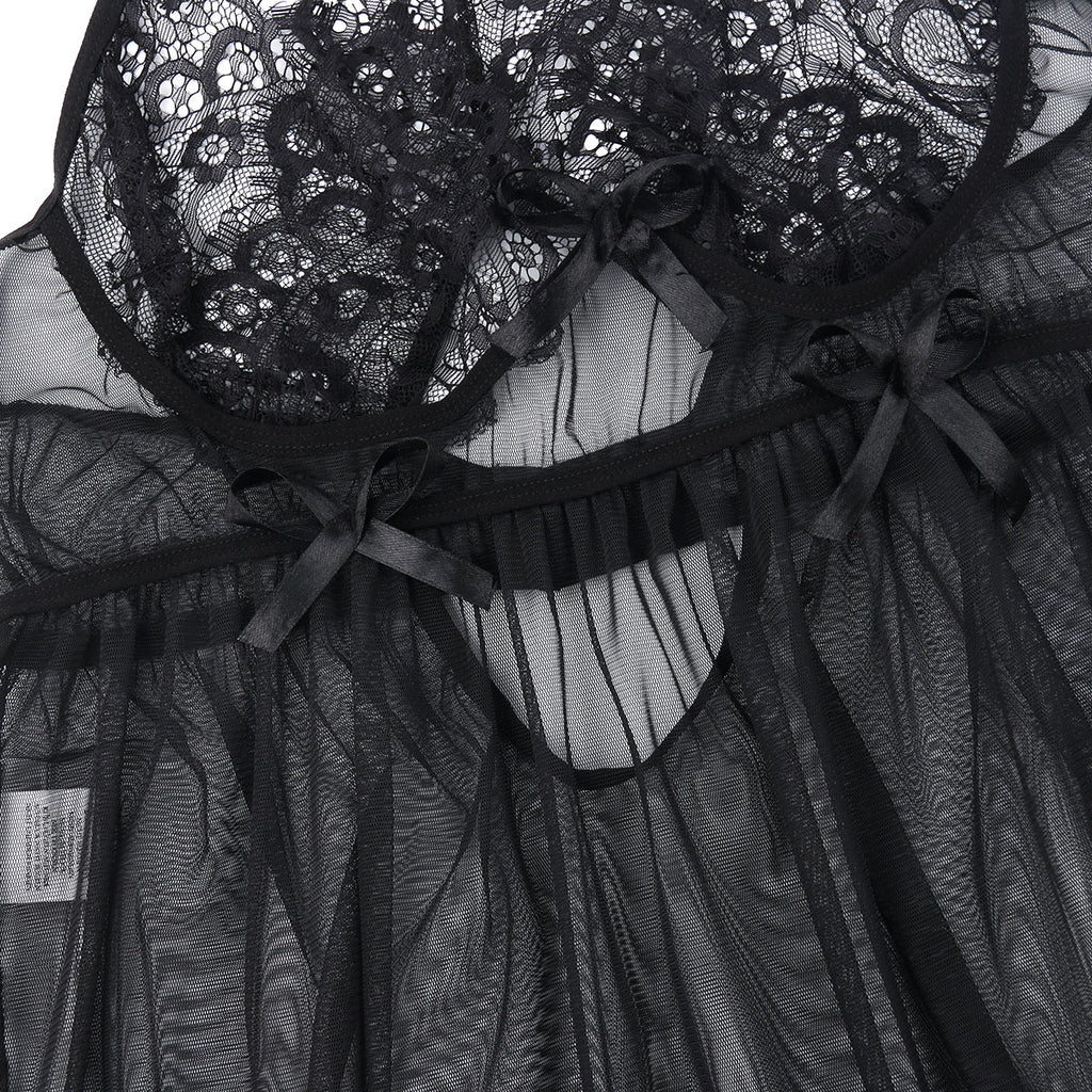 Lace Lingerie Nightgown for Women - Sexy Sleepwear