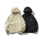 Men's Hooded Workwear Jacket with Big Pocket