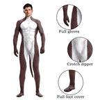 Husky Animal Tail Zentai Halloween Bodysuit