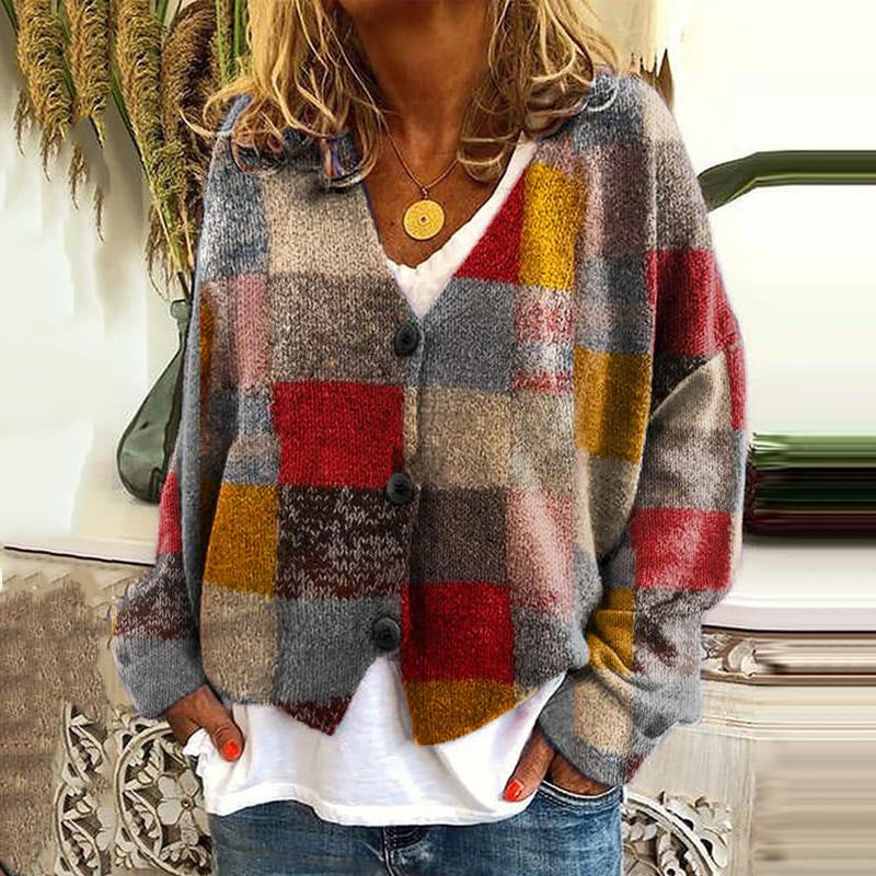 Trendy Vest with Abstract Print for Christmas (Single Item)