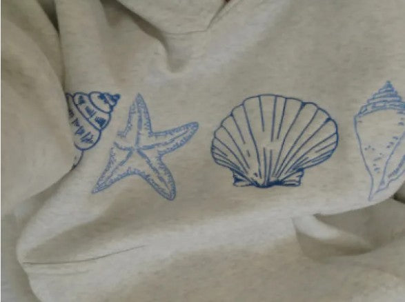 Drop-Shoulder Sweater with Printing