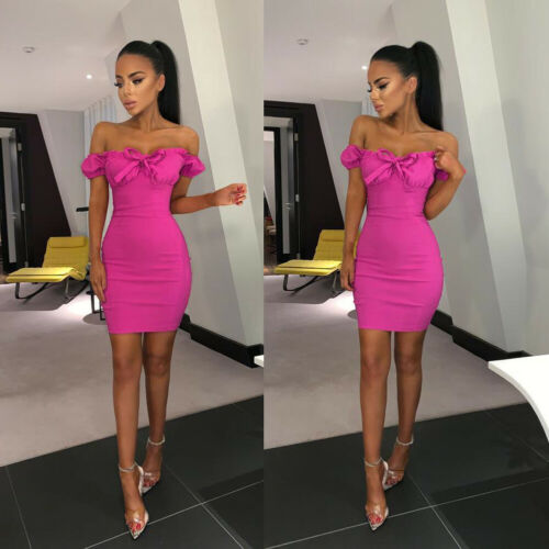 2019 Trendy Lace Off-Shoulder Bodycon Dress