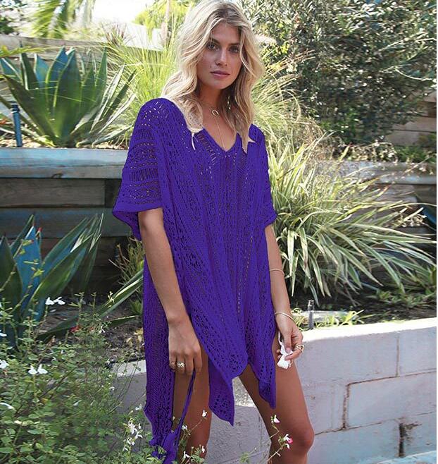 Loose Knit Bikini Cover-Up for Vacations