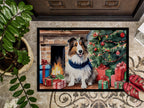 Sheltie Cozy Christmas Doormat