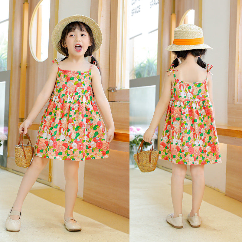 2024 Summer Girls' Floral Princess Dress (New Style)