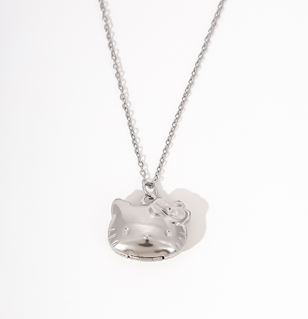 KT Hello Kitty Cat Pendant Necklace
