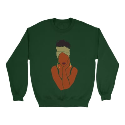 Cartoon Printed Round-neck Sweater - European & American