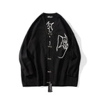 National Tide V Neck Wool Cardigan in Lazy Style