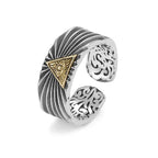 Men's Vintage All-Seeing Eye Open Ring