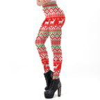 Christmas Gift Digital Print High Elastic Leggings