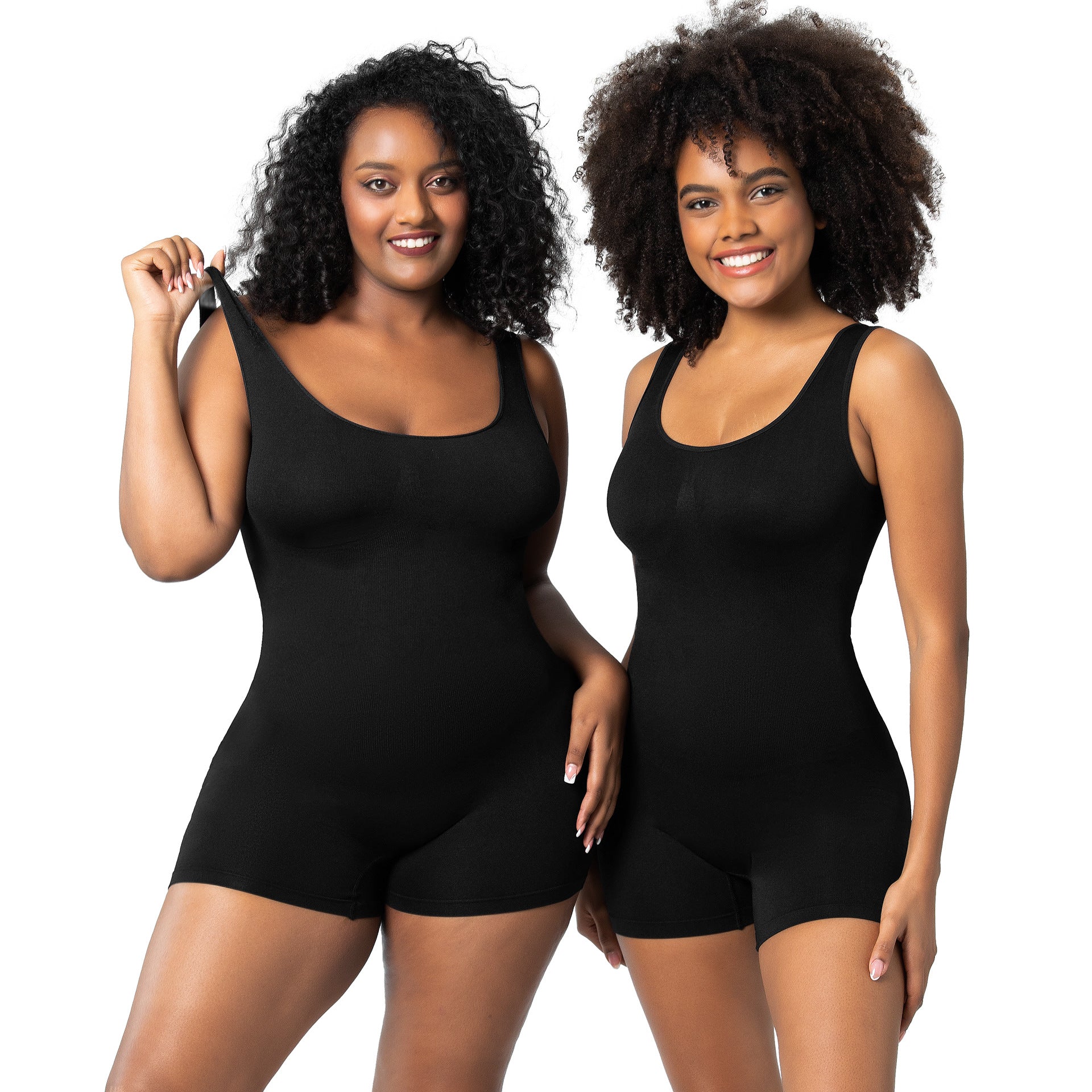 Plus Size Women's Sports Bodysuit with Waist Control