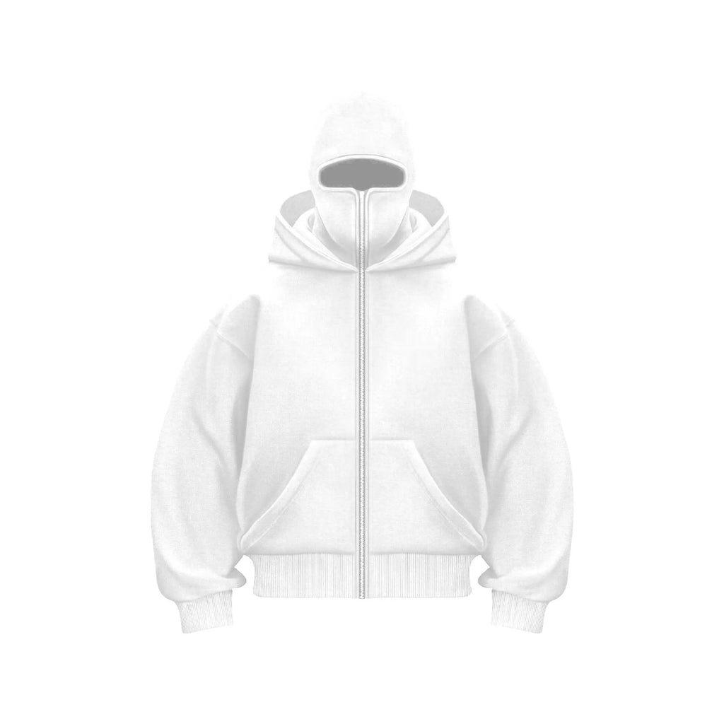 Fleece-lined Double Hood Unique Design Hooded Sweater