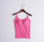 Women's Camisole with Built-In Padded Bra (Single)