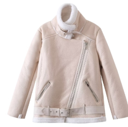 Araz Leather Jacket with Warm Fur Lining (One Piece)