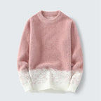 Men's Round Neck Gradient Pullover Sweater for Fall/Winter | Streetwear