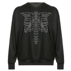 Hot Drill Hooded Pullover Sweatshirt for Women | Streetwear