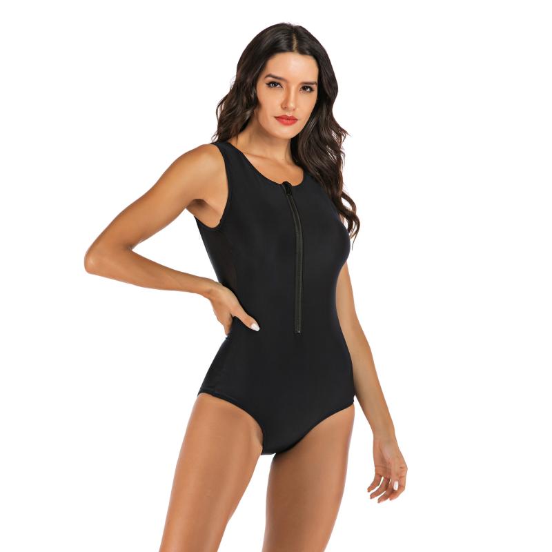 One-Piece Zipper Swimsuit for Women