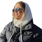 Integrated Wool Knitted Hat with Scarf and Drawstring | Embroidered Cap
