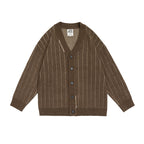 Autumn Winter Striped Cardigan for Men and Women
