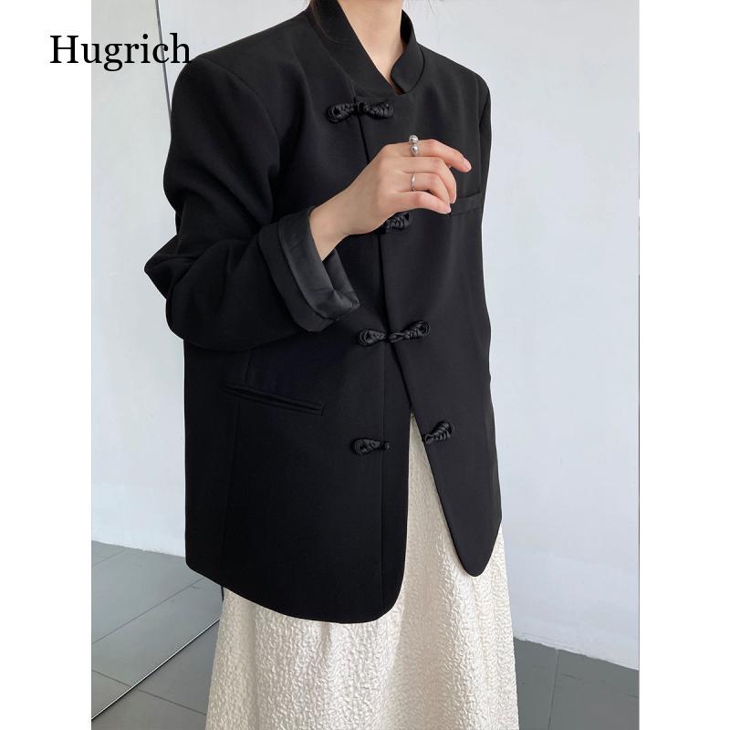 Retro Stand Collar Suit Coat for Women - 2022 Design