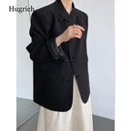 Retro Stand Collar Suit Coat for Women - 2022 Design