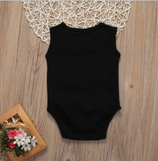 Letter Print Bodysuit for Infants