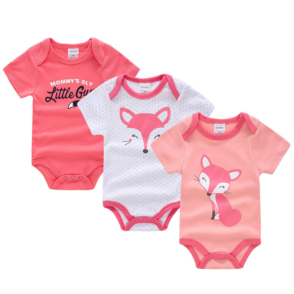 3-Piece Baby Bodysuit Set - Summer 2019 Collection