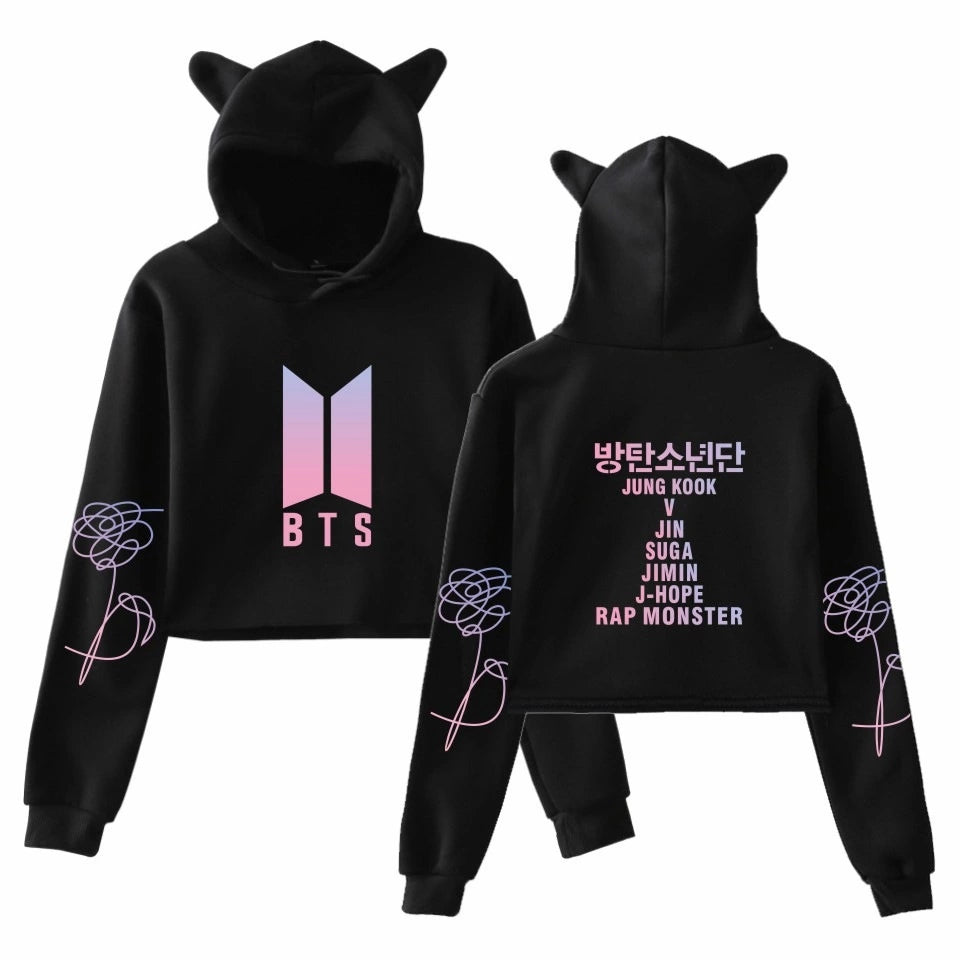 Cute Cat Ear Hoodie for Women's Autumn Winter Wear