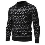 Men's Thick Round Neck Pullover Sweater | Streetwear