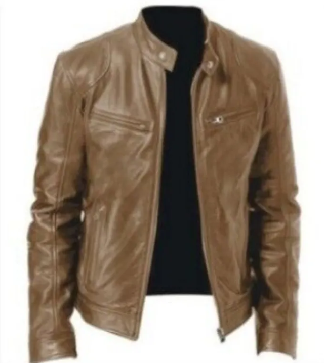Slim Leather Jacket