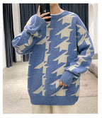 Casual Round Neck Pullover Sweater for Men | Streetwear
