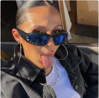Spiked Punk Wraparound Novelty Sunglasses