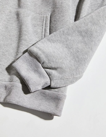 Casual Loose Hooded Sweater with Chest Print