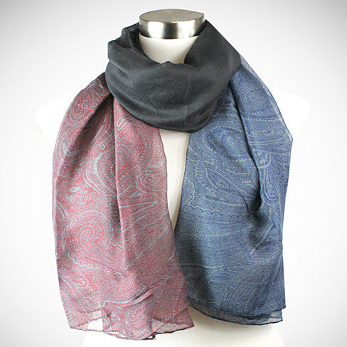 Pretty In Persia Paisley Viscose Scarf